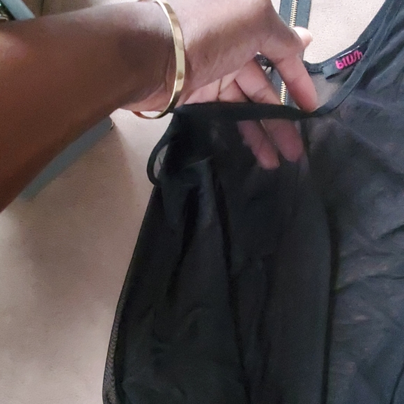 🤑 3/$20 Mesh Bodysuit w/ attached choker - Picture 3 of 5